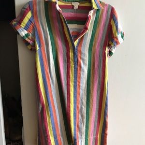 J. Crew summer shirt dress, never worn